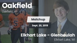 Matchup: Oakfield vs. Elkhart Lake - Glenbeulah  2019