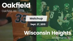 Matchup: Oakfield vs. Wisconsin Heights  2019