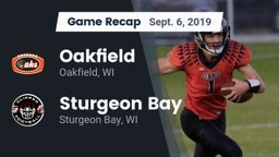 Recap: Oakfield  vs. Sturgeon Bay  2019