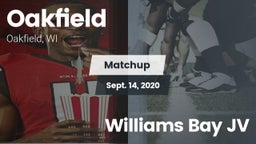 Matchup: Oakfield vs. Williams Bay JV 2020