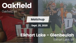 Matchup: Oakfield vs. Elkhart Lake - Glenbeulah  2020