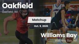 Matchup: Oakfield vs. Williams Bay  2020
