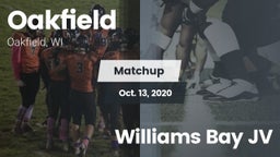 Matchup: Oakfield vs. Williams Bay JV 2020