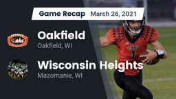 Recap: Oakfield  vs. Wisconsin Heights  2021