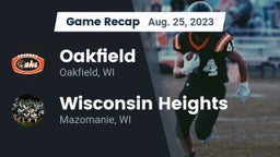 Recap: Oakfield  vs. Wisconsin Heights  2023