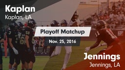 Matchup: Kaplan vs. Jennings  2016