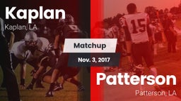 Matchup: Kaplan vs. Patterson  2017