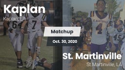 Matchup: Kaplan vs. St. Martinville  2020