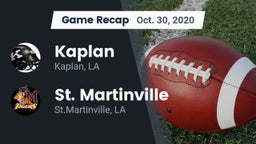 Recap: Kaplan  vs. St. Martinville  2020