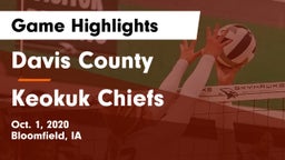 Davis County  vs Keokuk Chiefs Game Highlights - Oct. 1, 2020