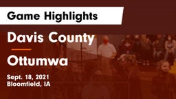 Davis County  vs Ottumwa  Game Highlights - Sept. 18, 2021