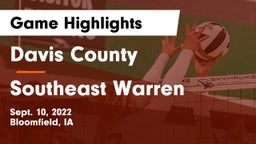 Davis County  vs Southeast Warren  Game Highlights - Sept. 10, 2022