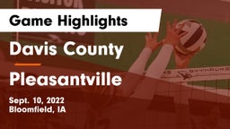 Davis County  vs Pleasantville  Game Highlights - Sept. 10, 2022