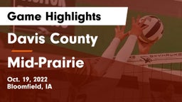 Davis County  vs Mid-Prairie  Game Highlights - Oct. 19, 2022