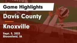 Davis County  vs Knoxville  Game Highlights - Sept. 5, 2023