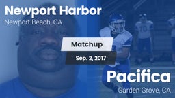 Matchup: Newport Harbor High vs. Pacifica  2017