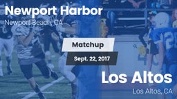 Matchup: Newport Harbor High vs. Los Altos  2017