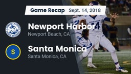 Recap: Newport Harbor  vs. Santa Monica  2018