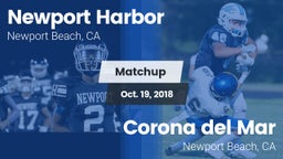 Matchup: Newport Harbor High vs. Corona del Mar  2018