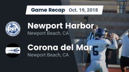 Recap: Newport Harbor  vs. Corona del Mar  2018