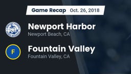 Recap: Newport Harbor  vs. Fountain Valley  2018
