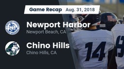 Recap: Newport Harbor  vs. Chino Hills  2018