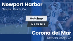 Matchup: Newport Harbor High vs. Corona del Mar  2019