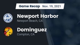 Recap: Newport Harbor  vs. Dominguez  2021