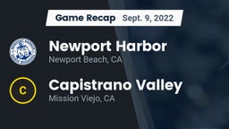 Recap: Newport Harbor  vs. Capistrano Valley  2022