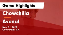 Chowchilla  vs Avenal  Game Highlights - Nov. 21, 2023
