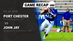 Recap: Port Chester  vs. John Jay  2016