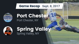 Recap: Port Chester  vs. Spring Valley  2017