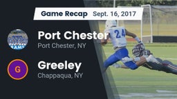 Recap: Port Chester  vs. Greeley  2017