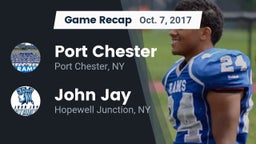 Recap: Port Chester  vs. John Jay  2017