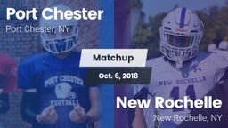 Matchup: Port Chester vs. New Rochelle  2018