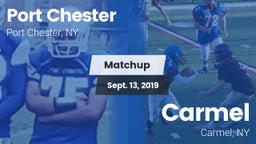 Matchup: Port Chester vs. Carmel  2019