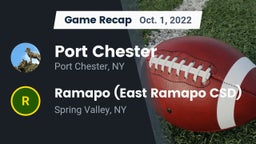 Recap: Port Chester  vs. Ramapo  (East Ramapo CSD) 2022
