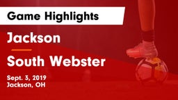 Jackson  vs South Webster Game Highlights - Sept. 3, 2019
