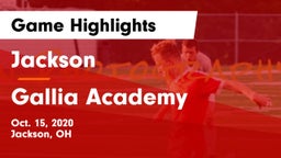Jackson  vs Gallia Academy Game Highlights - Oct. 15, 2020