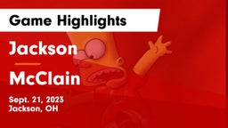 Jackson  vs McClain  Game Highlights - Sept. 21, 2023