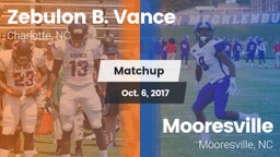 Matchup: Zebulon B. Vance vs. Mooresville  2017