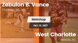 Matchup: Zebulon B. Vance vs. West Charlotte  2017