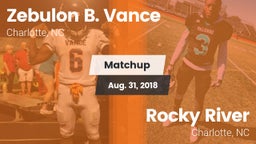 Matchup: Zebulon B. Vance vs. Rocky River  2018