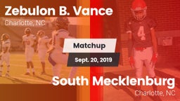Matchup: Zebulon B. Vance vs. South Mecklenburg  2019