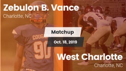 Matchup: Zebulon B. Vance vs. West Charlotte  2019