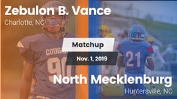 Matchup: Zebulon B. Vance vs. North Mecklenburg  2019