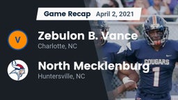 Recap: Zebulon B. Vance  vs. North Mecklenburg  2021
