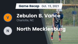 Recap: Zebulon B. Vance  vs. North Mecklenburg 2021
