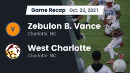 Recap: Zebulon B. Vance  vs. West Charlotte  2021