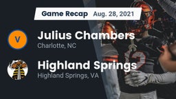 Recap: Julius Chambers  vs. Highland Springs  2021